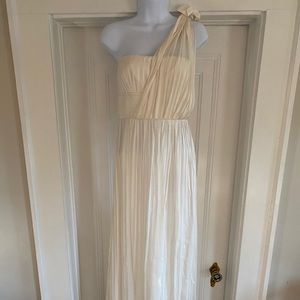 BCBG White Evening Gown